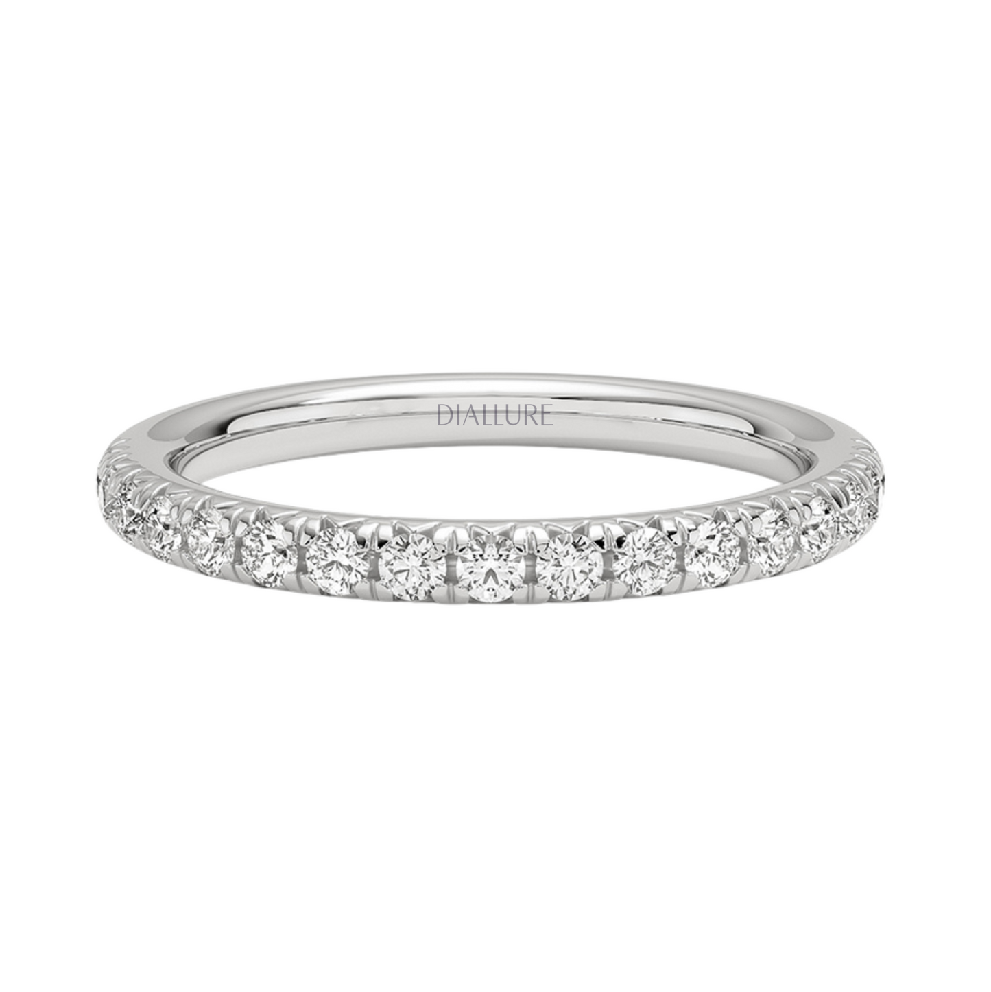 Sara フレンチセットフルエタニティリング 1.0ct /2.0ct /3.0ct ダイヤモンド/ラボグロウンダイヤ