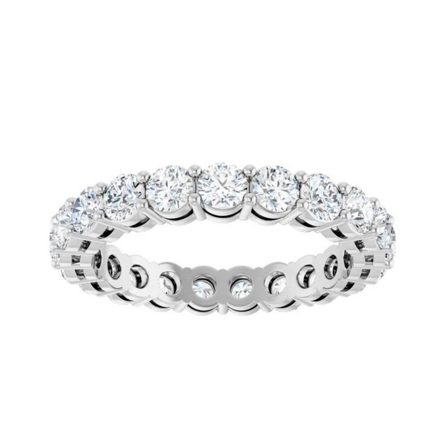 Milla フルエタニティリング 1.0ct/ 2.0ct/ 3.0ct ダイヤモンド/ラボグロウンダイヤモンド 正面画像