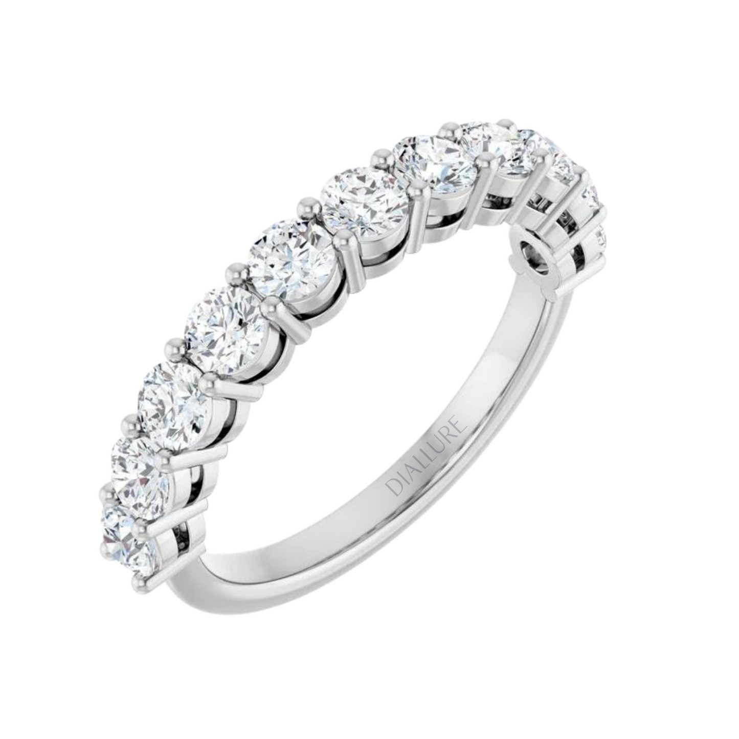 Milla ハーフエタニティリング 0.5ct/ 1.0ct/ 1.5ct ダイヤモンド/ラボグロウンダイヤモンド 縦画像