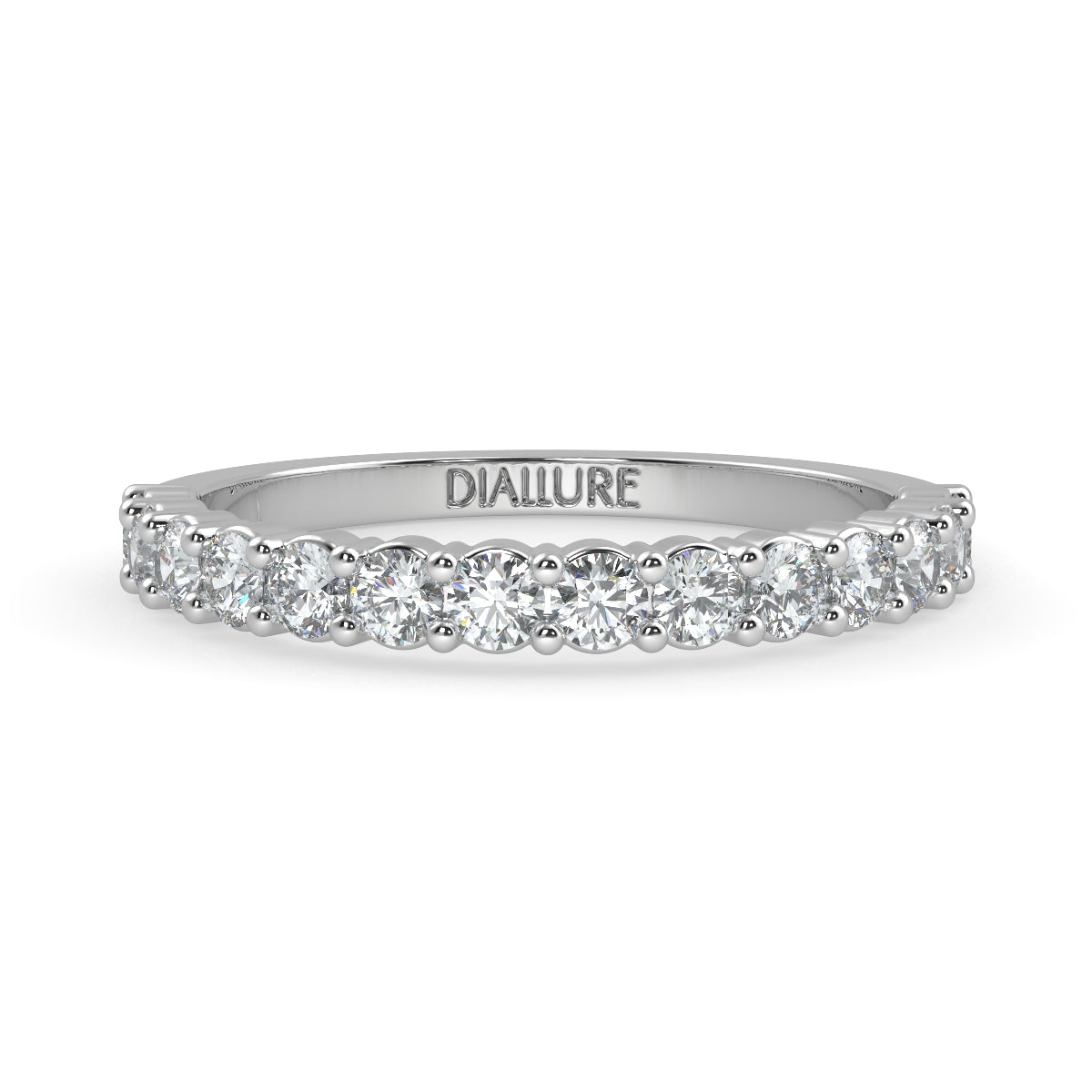 Emma ハーフエタニティリング 0.5ct /1.0 ct/2.0 ct ダイヤモンド/ラボグロウンダイヤモンド