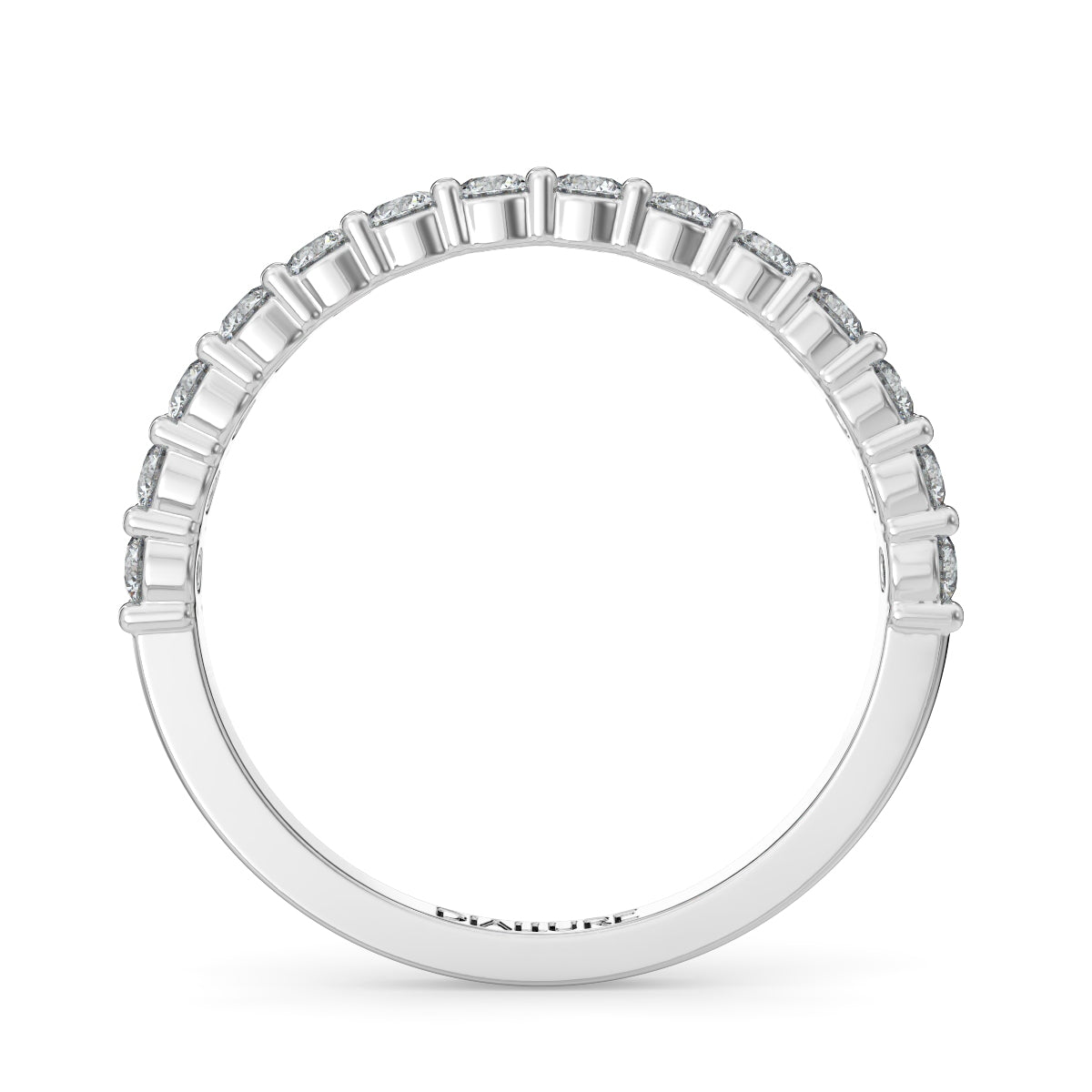 Emma ハーフエタニティリング 0.5ct /1.0 ct/2.0 ct ダイヤモンド/ラボグロウンダイヤモンド 縦画像