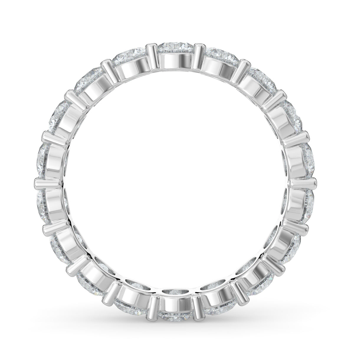 Emma フルエタニティリング 1.0ct /2.0ct /3.0ct ダイヤモンド/ラボグロウンダイヤモンド 縦画像