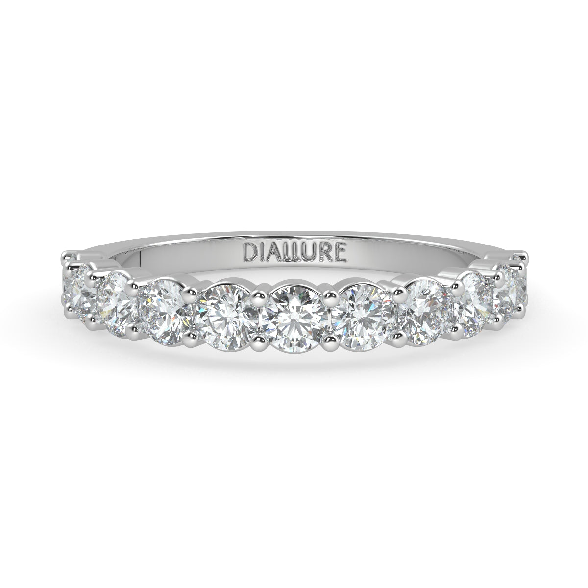 Emma ハーフエタニティリング 0.5ct /1.0 ct/2.0 ct ダイヤモンド/ラボグロウンダイヤモンド