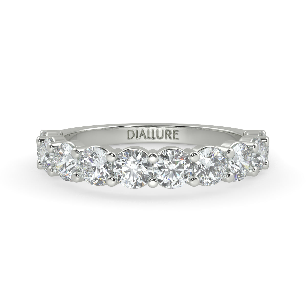 Emma ハーフエタニティリング 0.5ct /1.0 ct/2.0 ct ダイヤモンド/ラボグロウンダイヤモンド