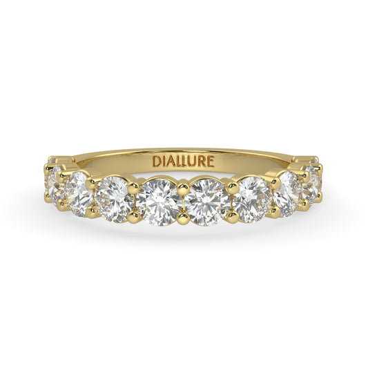 Emma　ハーフエタニティリング　0.5ct /1.0 ct/2.0 ct