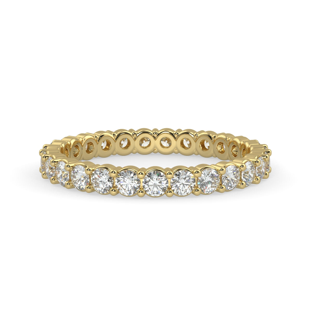 Emma フルエタニティリング 1.0ct /2.0ct /3.0ct ダイヤモンド/ラボグロウンダイヤモンド イエローゴールド