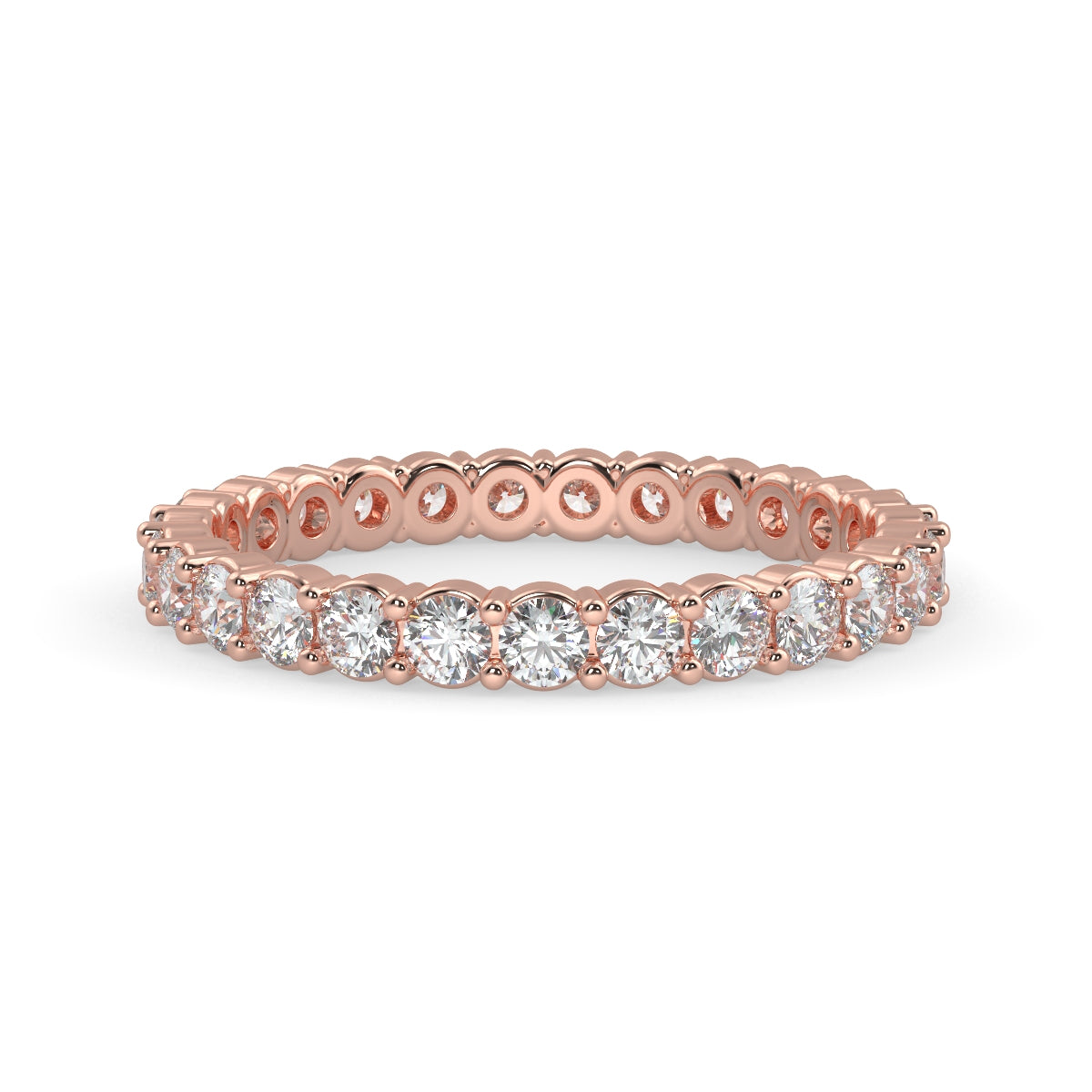 Emma フルエタニティリング 1.0ct /2.0ct /3.0ct ダイヤモンド/ラボグロウンダイヤモンド ピンクゴールド