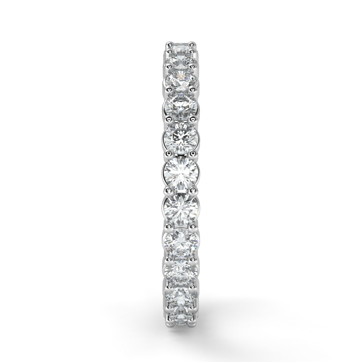 Emma フルエタニティリング 1.0ct /2.0ct /3.0ct ダイヤモンド/ラボグロウンダイヤモンド 縦真横からの画像
