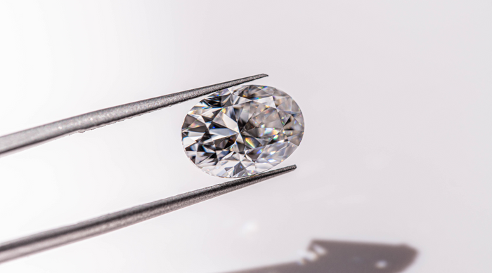 オーバルカットのダイヤモンド/ラボグロウンダイヤモンド