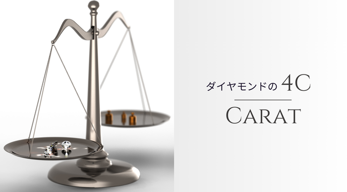 ダイヤモンドのカラット