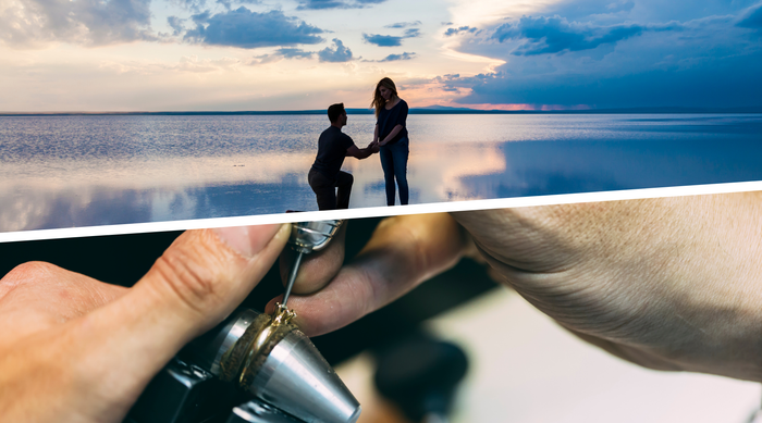 ダイヤモンド／ラボグロウンダイヤモンドの婚約指輪のオーダーメイド