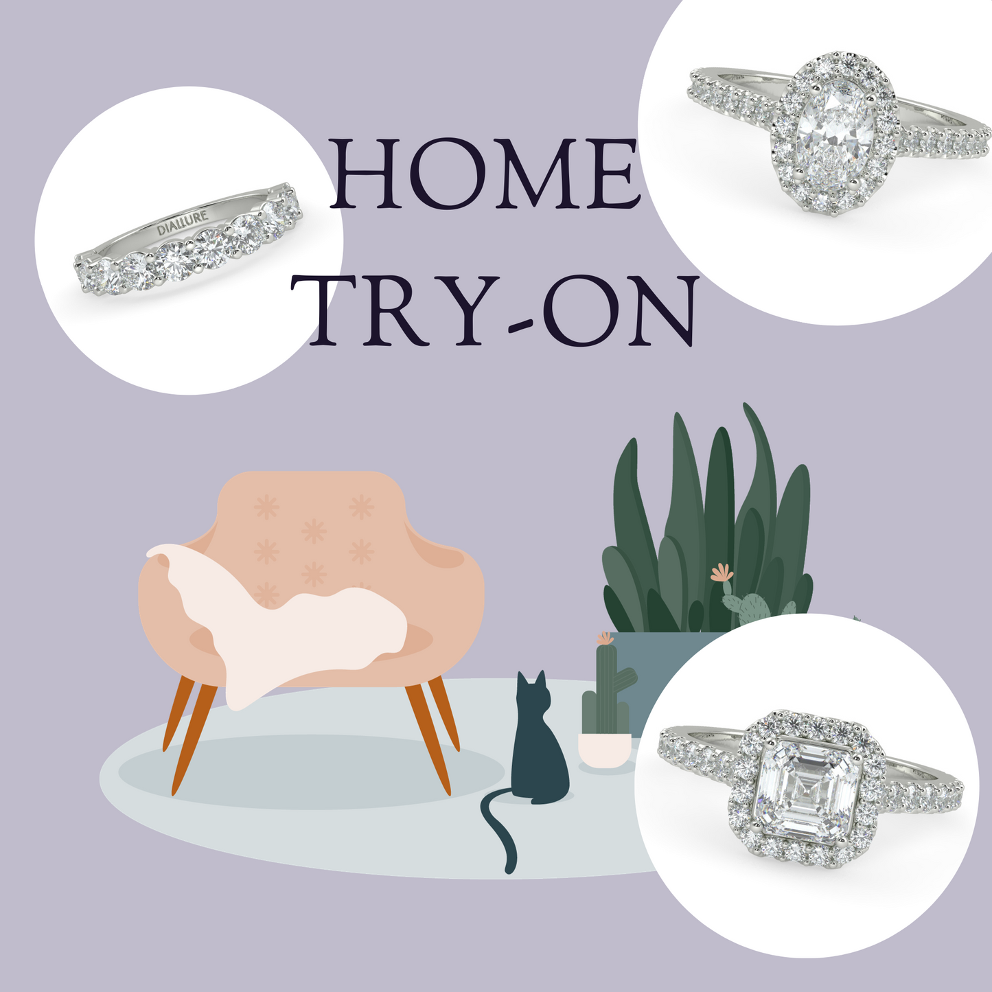 Home Try-On ~3 nights and 4 days Try-on at home (free round trip shipping)~