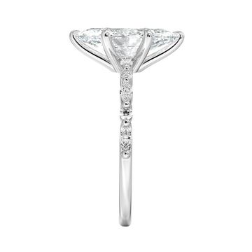 マーキスカットダイヤモンドリング D 1.26ct K18WG