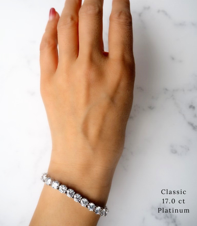 Classic Tennis Bracelet (3.0 carat/6.1 carat/ 17.0 carat) Lab Grown Diamond