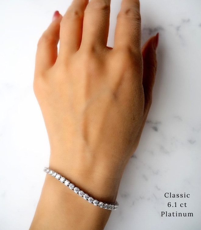 Classic Tennis Bracelet (3.0 carat/6.1 carat/ 17.0 carat) Lab Grown Diamond