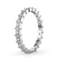 Lily Eternity Ring Straight Baguette Cut Diamond 0.6 carat 