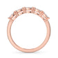 Amelie anniversary ring marquise cut diamond 0.38 carat 