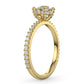 Diana Pave Ring with Round Brilliant Cut Diamonds 